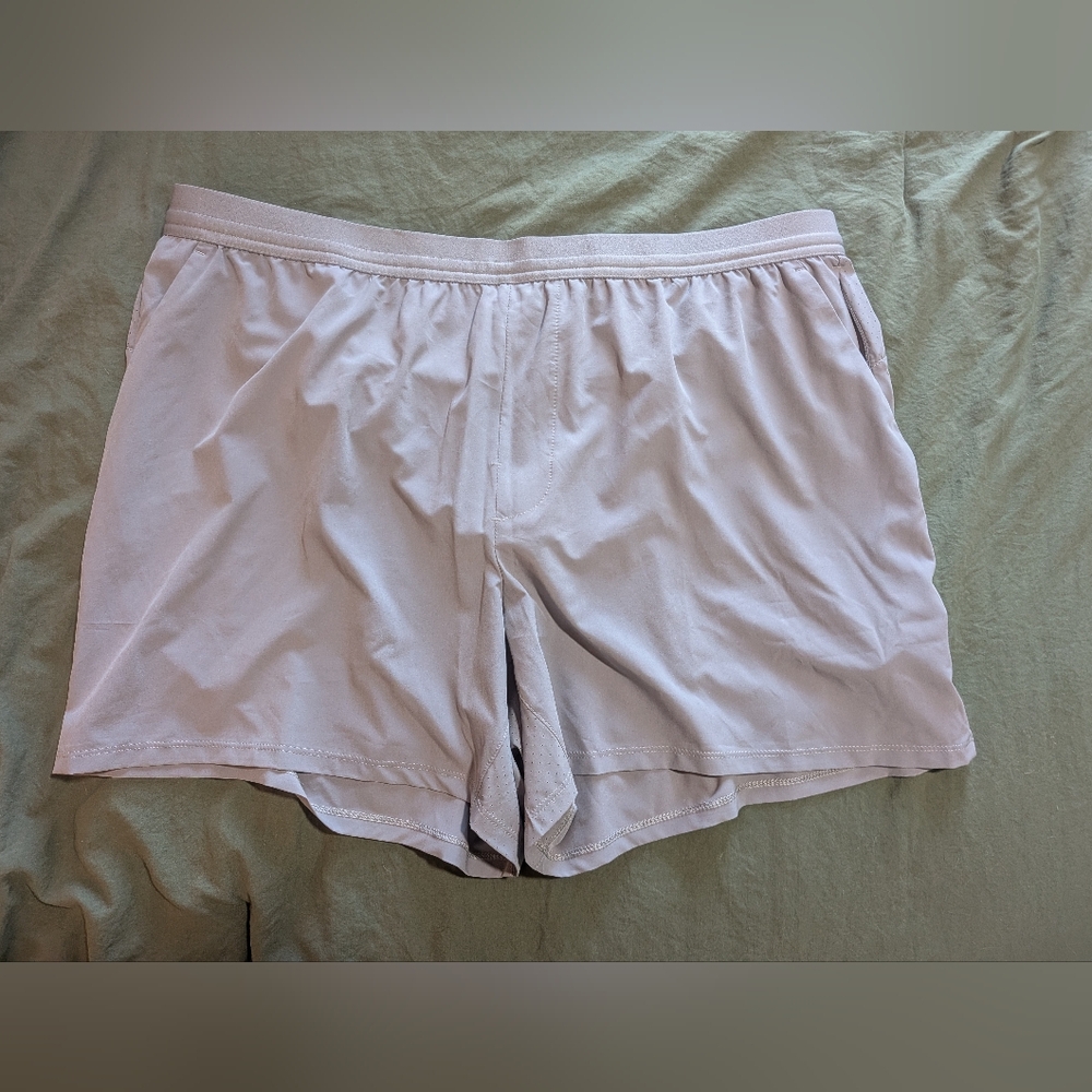 VRST 5" Men's Size XL Accelerate Lined Shorts Grey Silver NWT